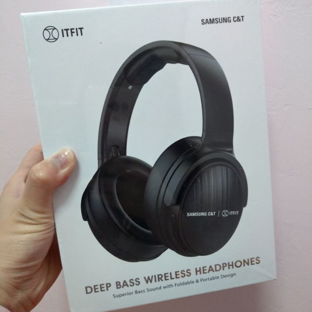 【現貨】全新未拆封Samsung C&amp;T ITFIT 無線藍牙重低音耳罩式耳機