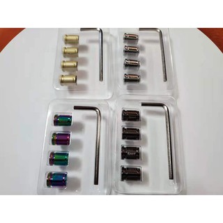 [AutoXBot]鈦合金汽車機車輪胎汽嘴螺絲 超輕螺帽 氣門嘴帽 氣嘴芯蓋 子彈型 造型螺絲