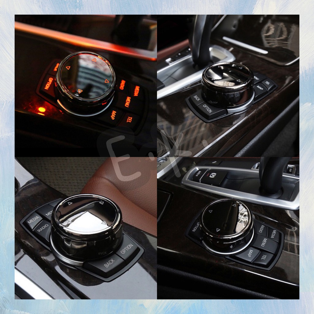 BMW 陶瓷黑多媒體大旋鈕中控改裝 F30 F10 F11 3系5系 X3 X5