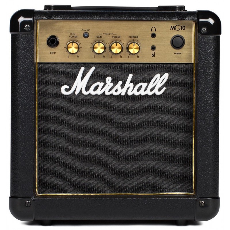 【小木馬樂器】Marshall MG10G 10W 金色 10瓦 電吉他 音箱 內建破音效果