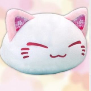 🍨🍨Toreba 棉花糖觸感軟綿綿 貓咪櫻花小抱枕 28cm