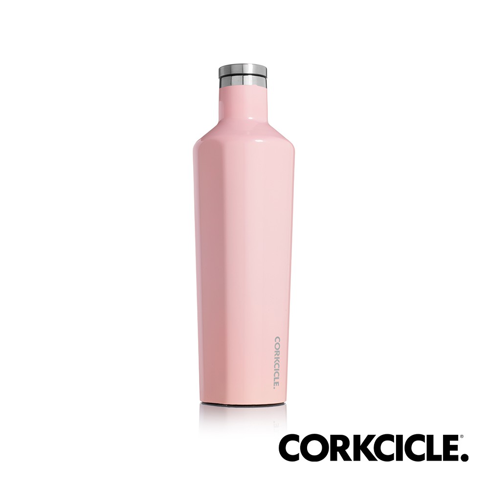 美國CORKCICLE Classic系列三層真空易口瓶/保溫瓶-玫瑰石英粉(270ml/475ml750ml)尺寸任選