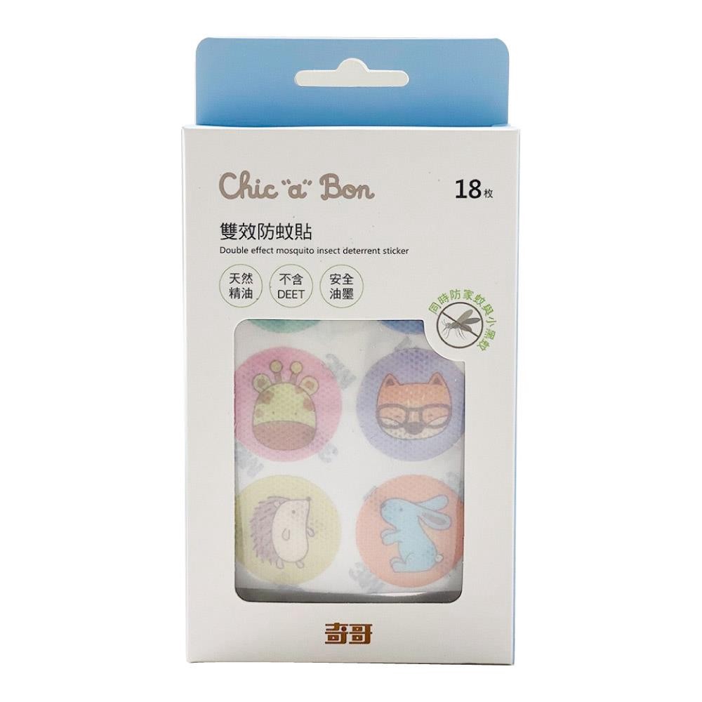 奇哥 Chickabiddy  雙效防蚊貼18片