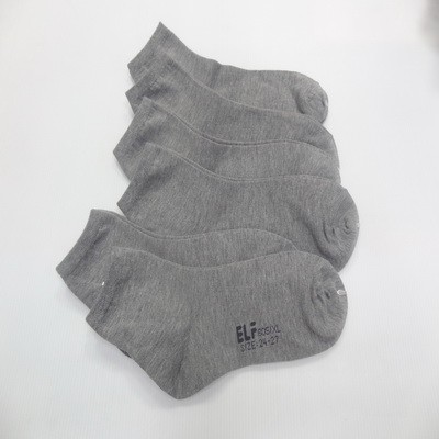 【WOW織品】灰色男短襪(薄)(三雙$100)
