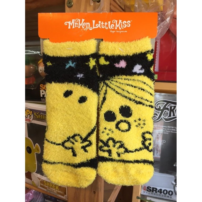 日本進口 MR.HAPPY MR.MEN AND LITTLE MISS 快樂先生 毛巾襪 襪子