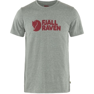 Fjallraven Logo T Shirt M 男 有機棉短T 87310 051 麻花灰｜碧綠商行