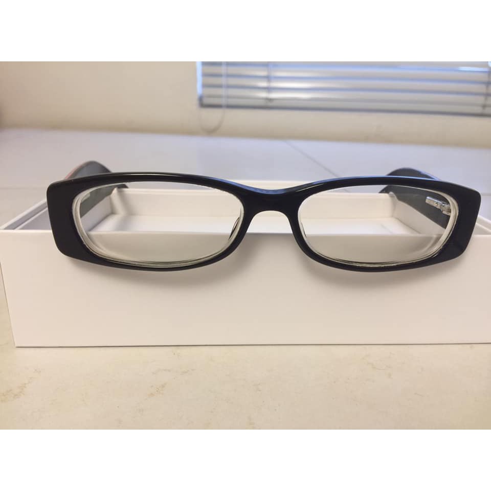 💥可兌70蝦幣💥Dior 迪奧時尚膠框眼鏡 - 二手 - 抗 UV 多層膜超薄鏡片 - 度數 500 左右