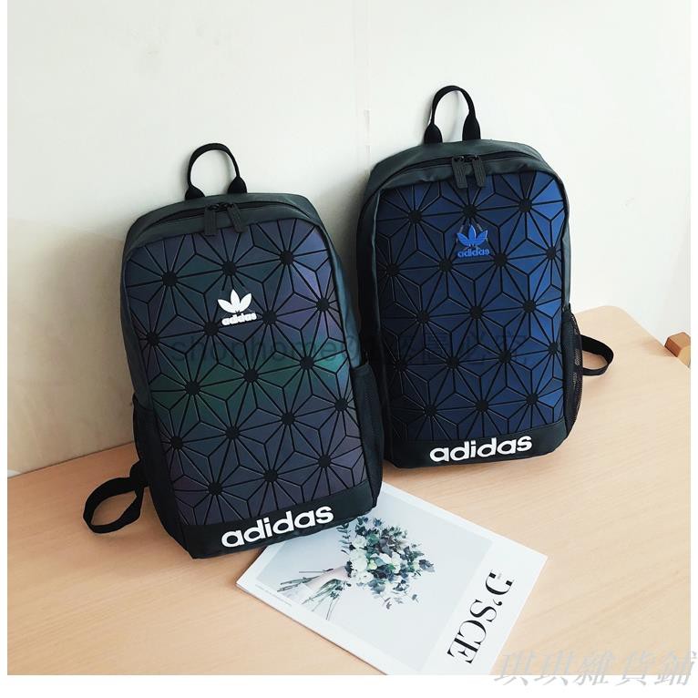 【爆款熱銷】*-*adidas 菱形背包 休閑戶外旅行包 後背包 愛迪達雙肩包 男女雙肩背包 休閑運動背包 學生書包