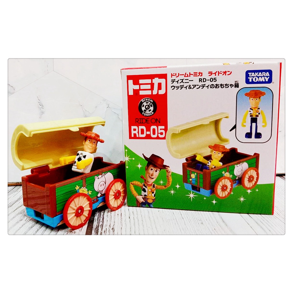 =海神坊=日本原裝空運 TAKARA TOMY 多美小汽車 迪士尼 RD-05 胡迪 玩具箱車 玩具總動員 合金模型車