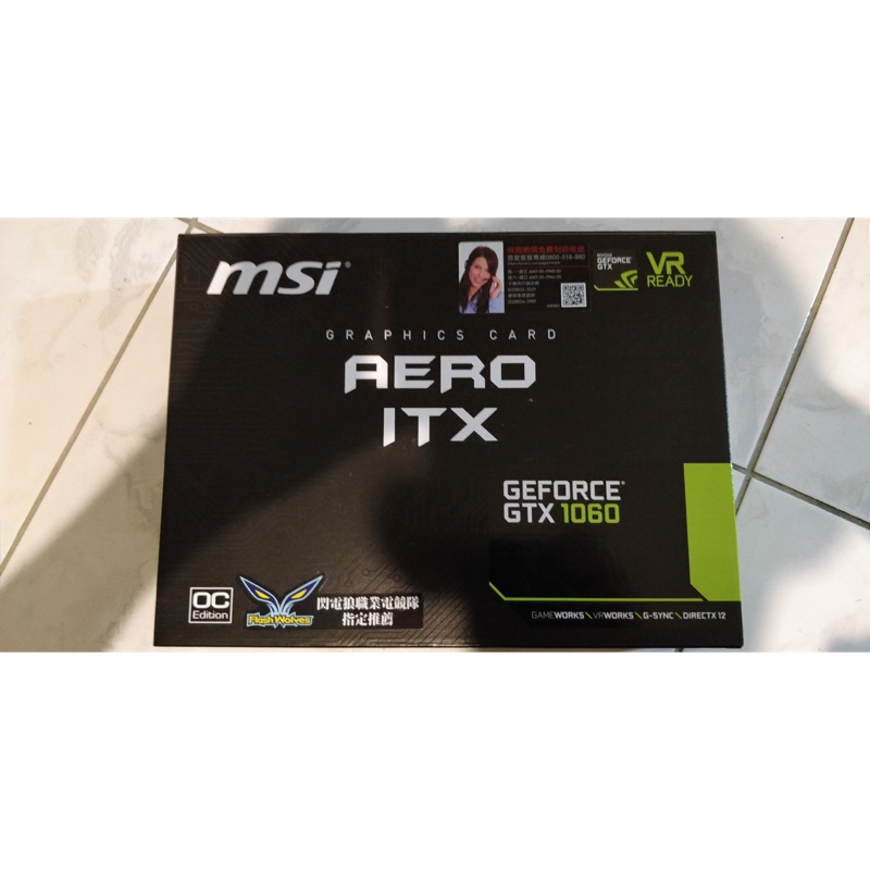 MSI  GTX 1060 AERO ITX 6G OC 二手