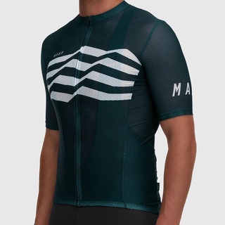 2022 夏季 maap 騎行服波浪山地自行車騎行服套裝男士拉鍊騎行襯衫