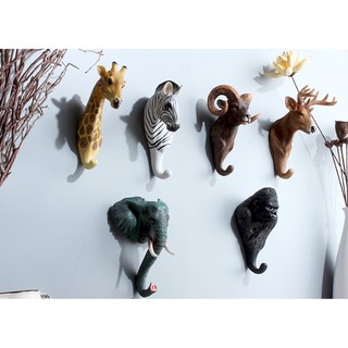『DI SELECT』台灣出貨🪴美式草原動物設計複古創意裝飾掛鉤