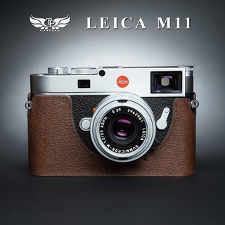 【TP ORIG】相機皮套 適用於 Leica M11 / M11-P 專用 開底真皮底座 快拆電池