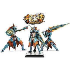 [APPS STORE]正版 日版 魔物獵人 3G  官網限定 海龍裝 銃槍劍士(千值練製作) 公仔 模型