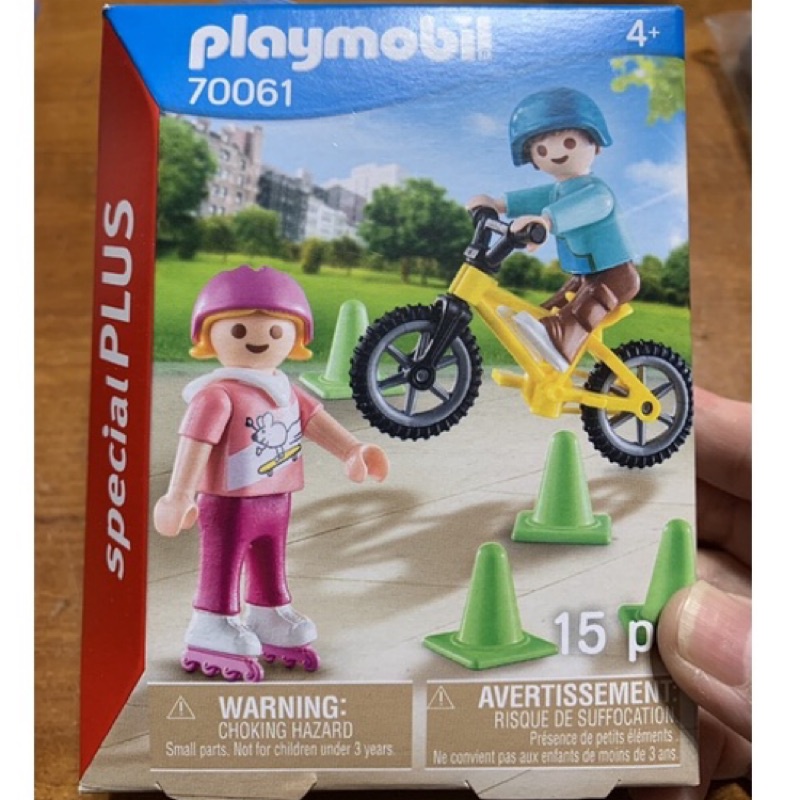 playmobil 全新未拆封 70061 小孩 排輪 腳踏車