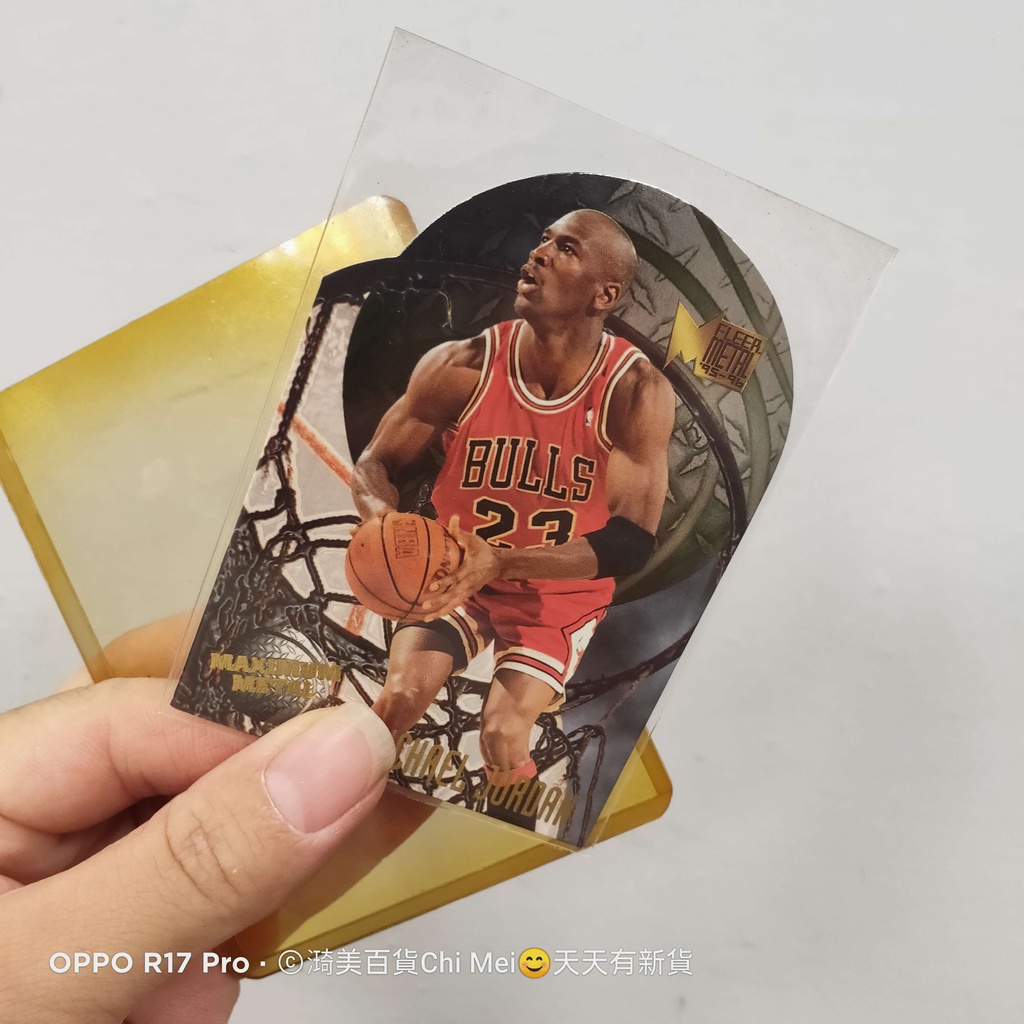 204*MICHAEL JORDAN 95-96 Fleer metal稀有的!公牛隊!!藍球卡NBA 麥克喬登