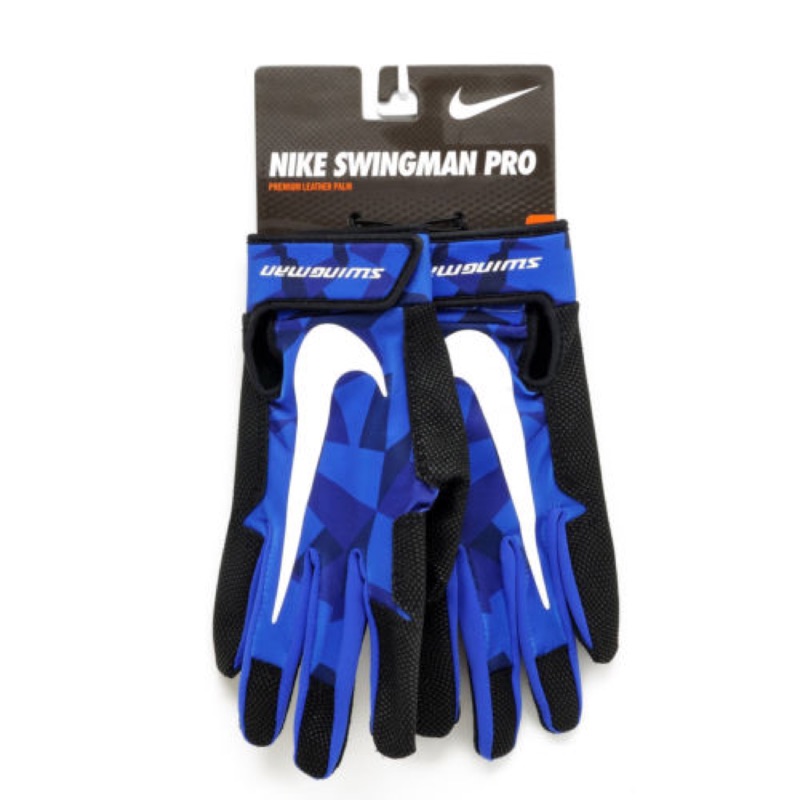 特價 Nike Swingman Pro  棒球 壘球 打擊手套 藍色 透氣材質 全新含包裝 L號