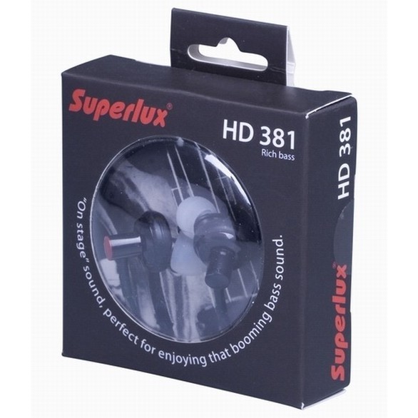 『放輕鬆樂器』 全館免運費 Superlux HD381 耳道式耳機 3組不同特色