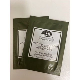 品木宣言 origins 靈芝水 想買先試用 青春無敵健康光潤機能乳液1.5ml