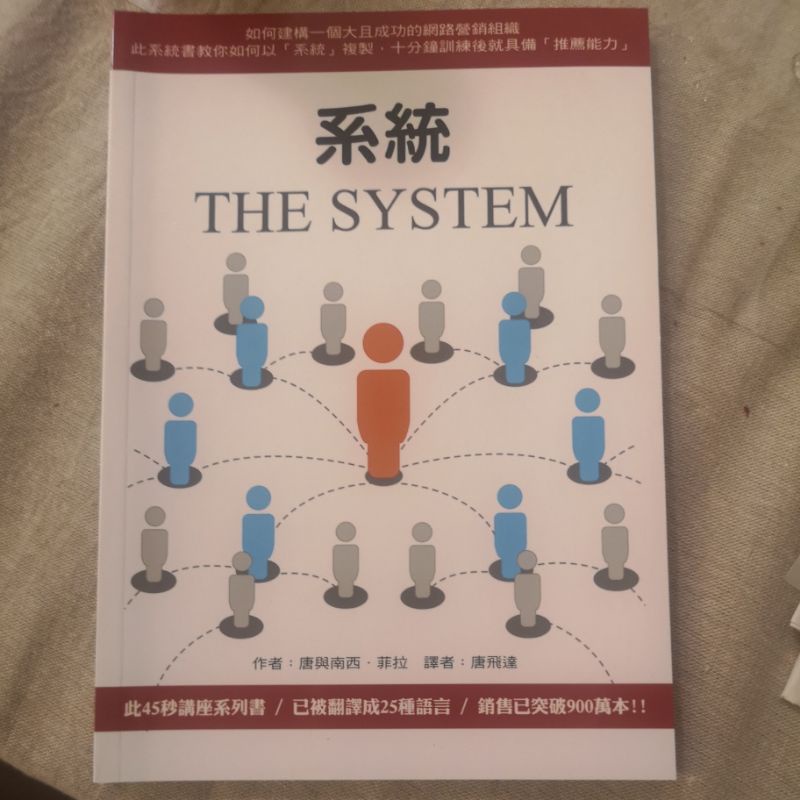 現貨系統～這本書是組織行銷大師45秒講座 擁有你的人生