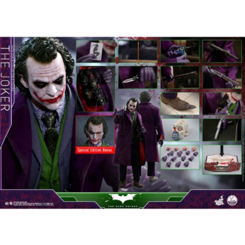 野獸國 HOT TOYS QS010 蝙蝠俠 黑暗騎士 希斯萊傑 小丑 JOKER 1/4 非 QS001 QS009