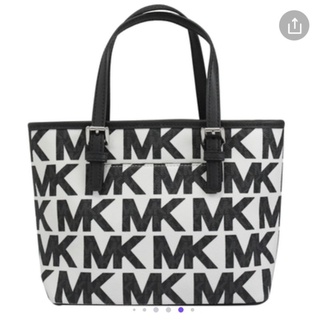 Michael Kors 金屬LOGO MK印花兩用小托特包