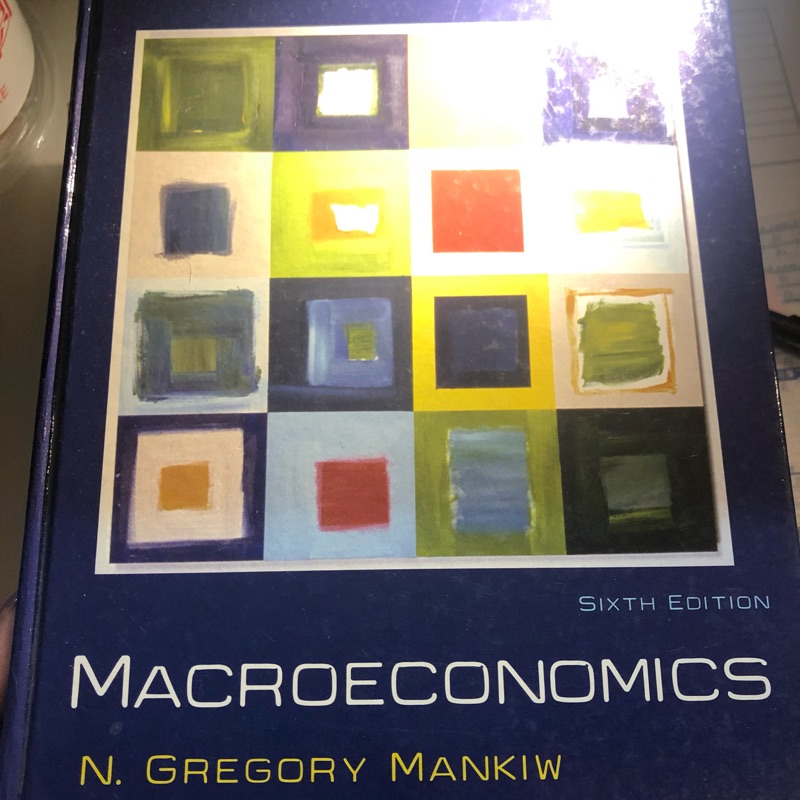 Macroeconomics 總體經濟學 原文書 mankiw