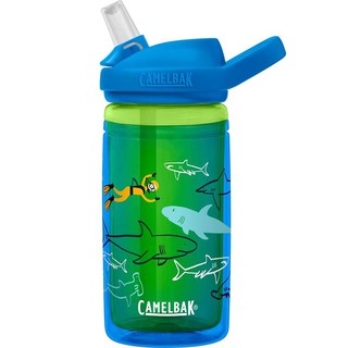 Camelbak 兒童水壺/吸管運動水瓶/雙層隔溫吸管水瓶 eddy 400ml CB2283401040 潛水鯊魚