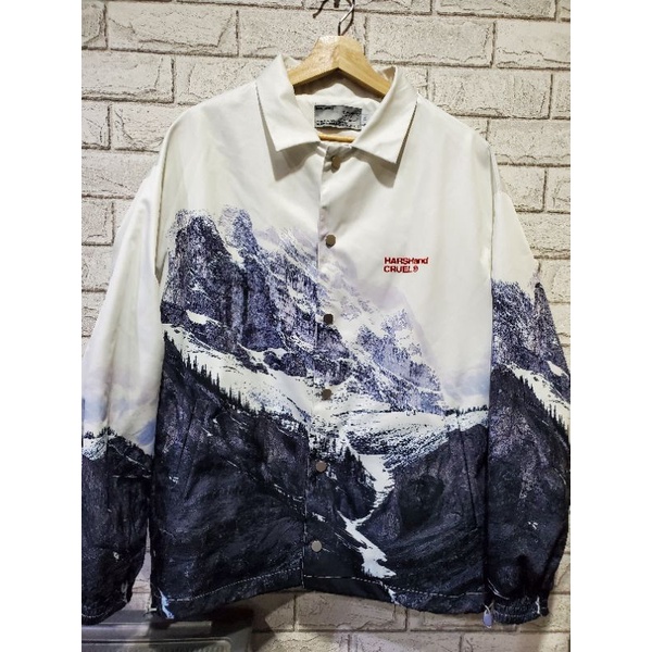 Harsh and Cruel 雪山滿板教練外套 街頭 寬鬆 似Supreme 似Off white