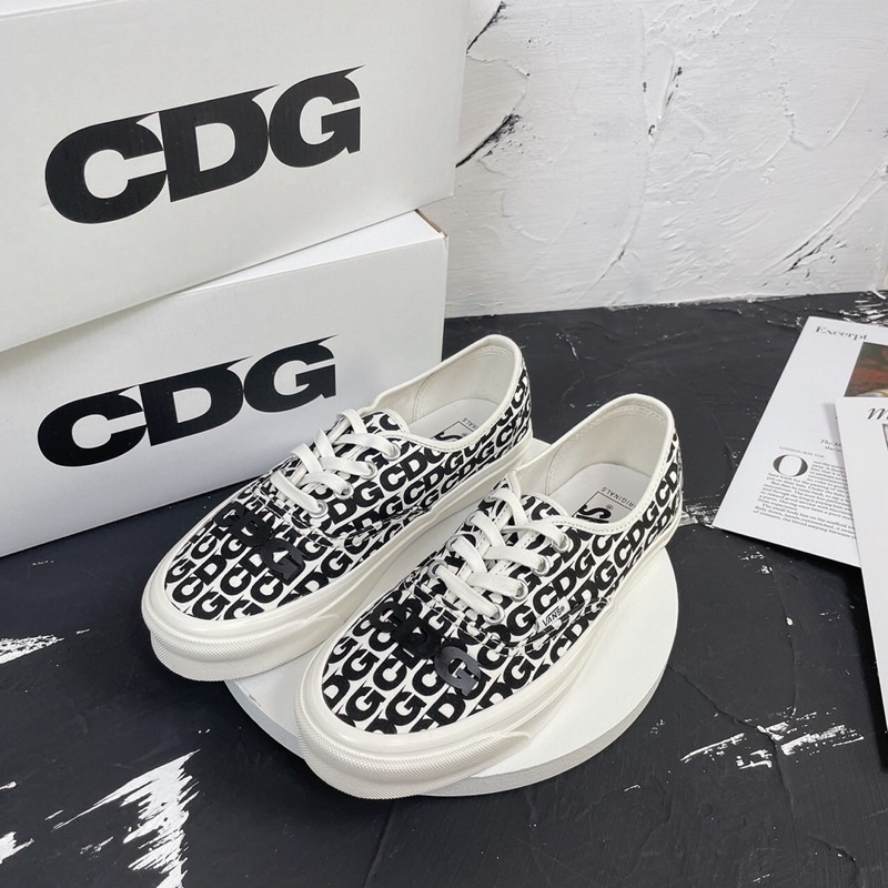 小蜜酥潮流代購 CDG×VANS 聯名滿版帆布鞋【CDG6-01】