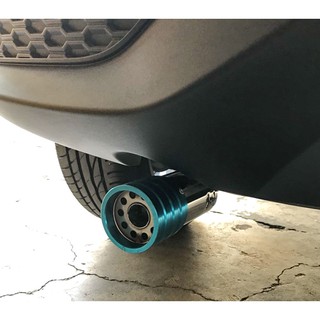 圓夢工廠 Nissan 日產 Juke 2015~2018 超質感 金屬改裝霸氣尾管 排氣管 鍍鉻藍圈