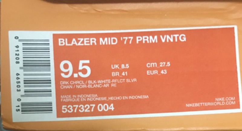 blazer mid 77 prm vntg