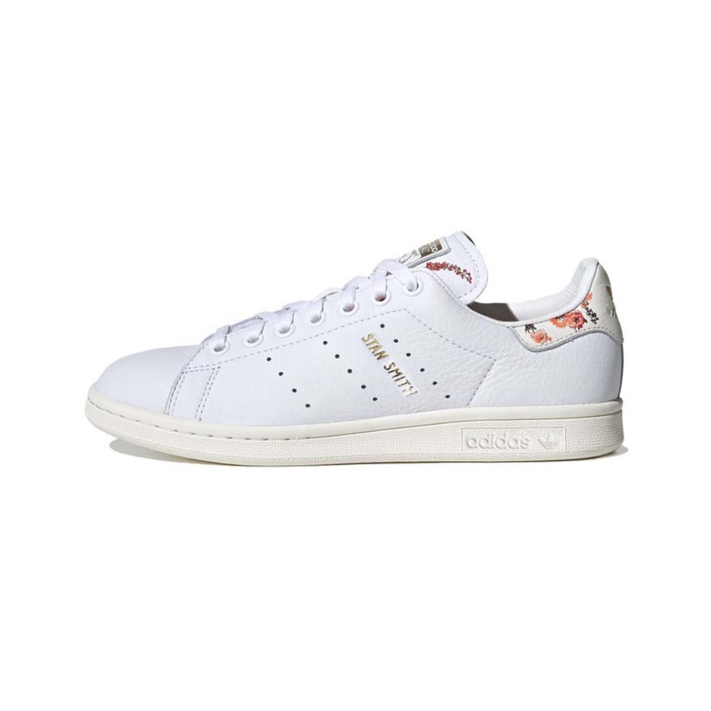  100%公司貨 Adidas Stan Smith 白 花卉 金標 皮革 史密斯 小白鞋 FY8734 女鞋