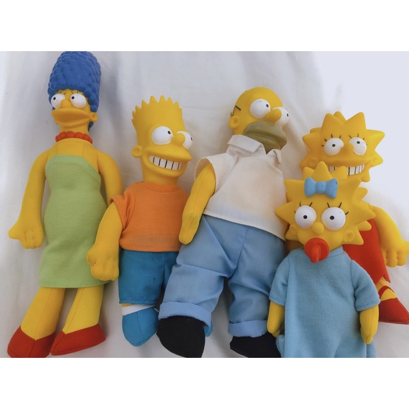 美國卡通the Simpsons 辛普森家庭霸子花枝美枝河馬漢堡王老玩具收藏 蝦皮購物