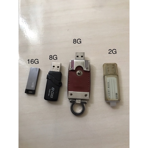 隨身碟 二手 共四隻100元 USB x4   2-16G TOSHIBA 廣穎 SanDisk