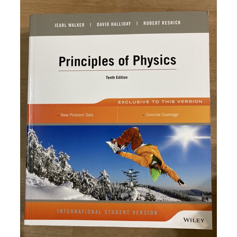 Principles of Physics  10/e   普通物理 第十版