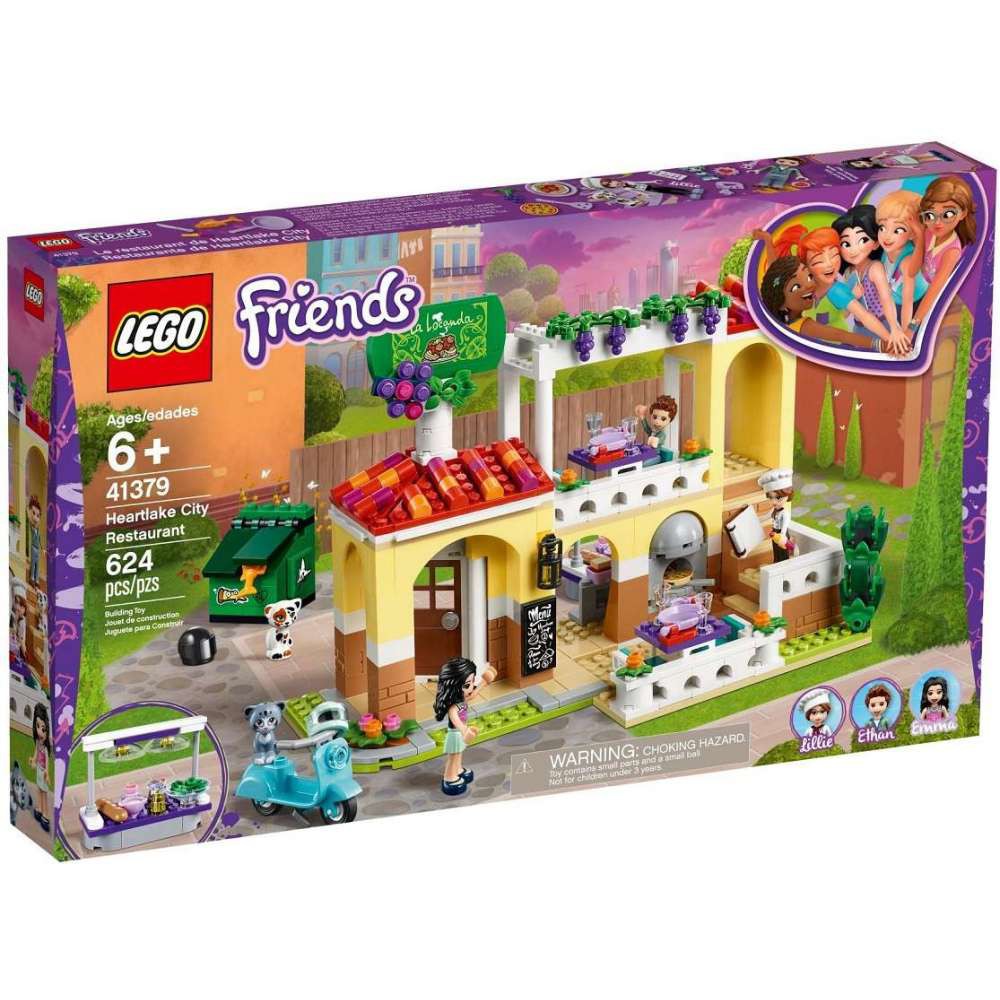 ~樂樂等~ 樂高LEGO Friends系列 41379 心湖城餐廳