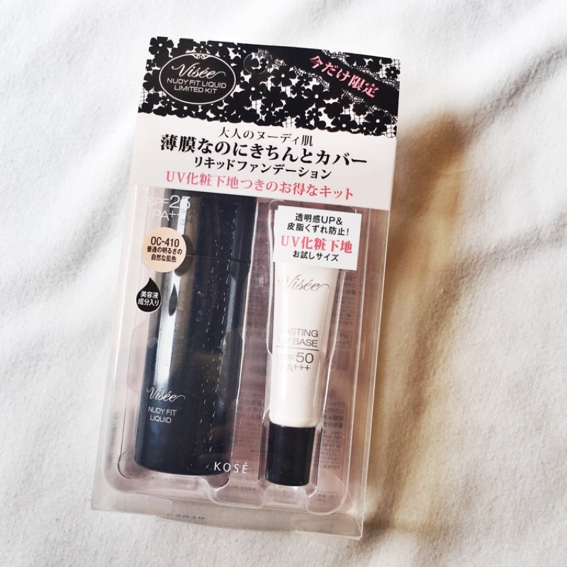 Visee 輕透裸粧粉底液限定組 Oc410 蝦皮購物