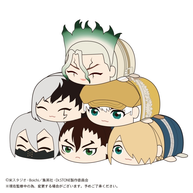 新石紀dr Stone 石紀元趴娃胖娃夾手娃二彈金狼銀狼羽京冰月 蝦皮購物