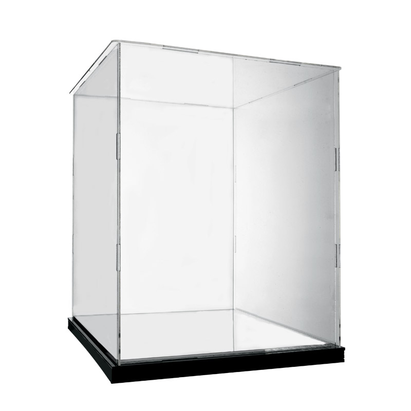 【收納盒】亞克力展示盒透明玻璃罩適用LEGO樂高城鎮玩具店31105手辦防塵盒