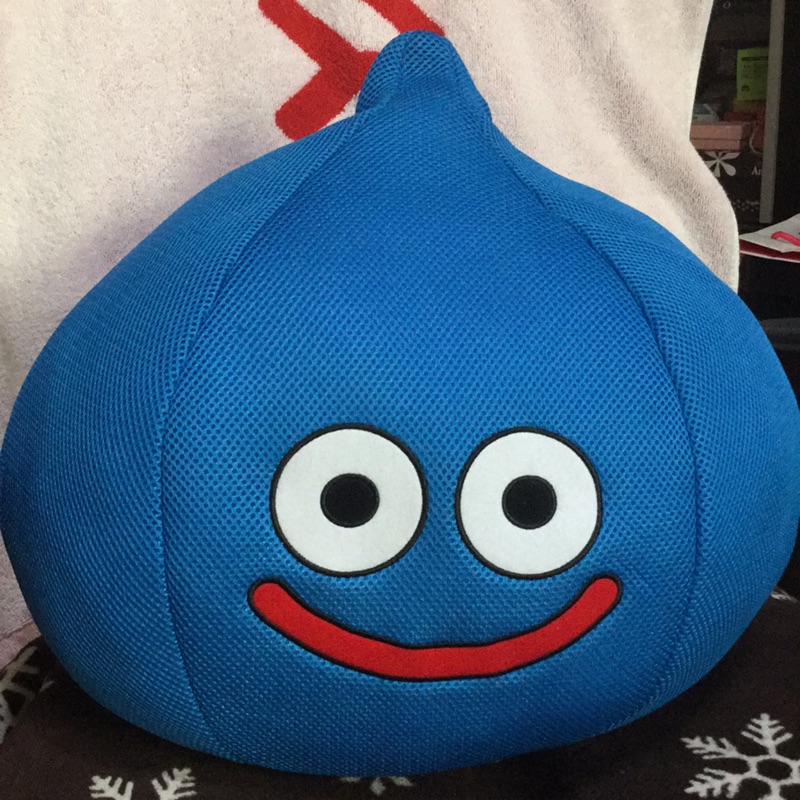 正日貨 Dragon Quest 勇者鬥惡龍 史萊姆 slime 約 42公分 網眼布大型抱枕 靠枕 大型娃娃 玩偶