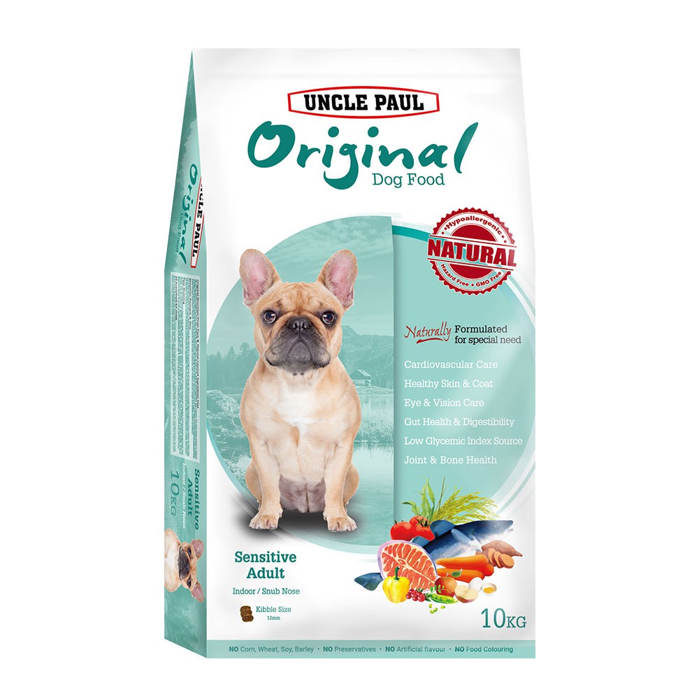 Uncle Paul 保羅叔叔田園生機狗食 低敏成犬 室內短鼻犬 10kg 蝦皮購物