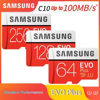 SAMSUNG 三星存儲卡 Micro SD 32GB 64GB 128GB SDHC SDXC EVO+ Class