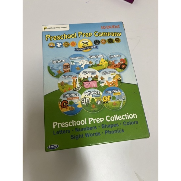 Preschool Prep Company 10 DVD 美國學前敎育 二手