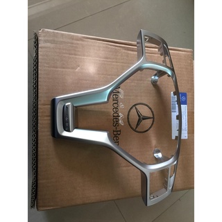 (B&M精品) 現貨.Benz 賓士 原廠 方向盤 AMG 飾板 銀色 W204 W212 C218 W176 W117