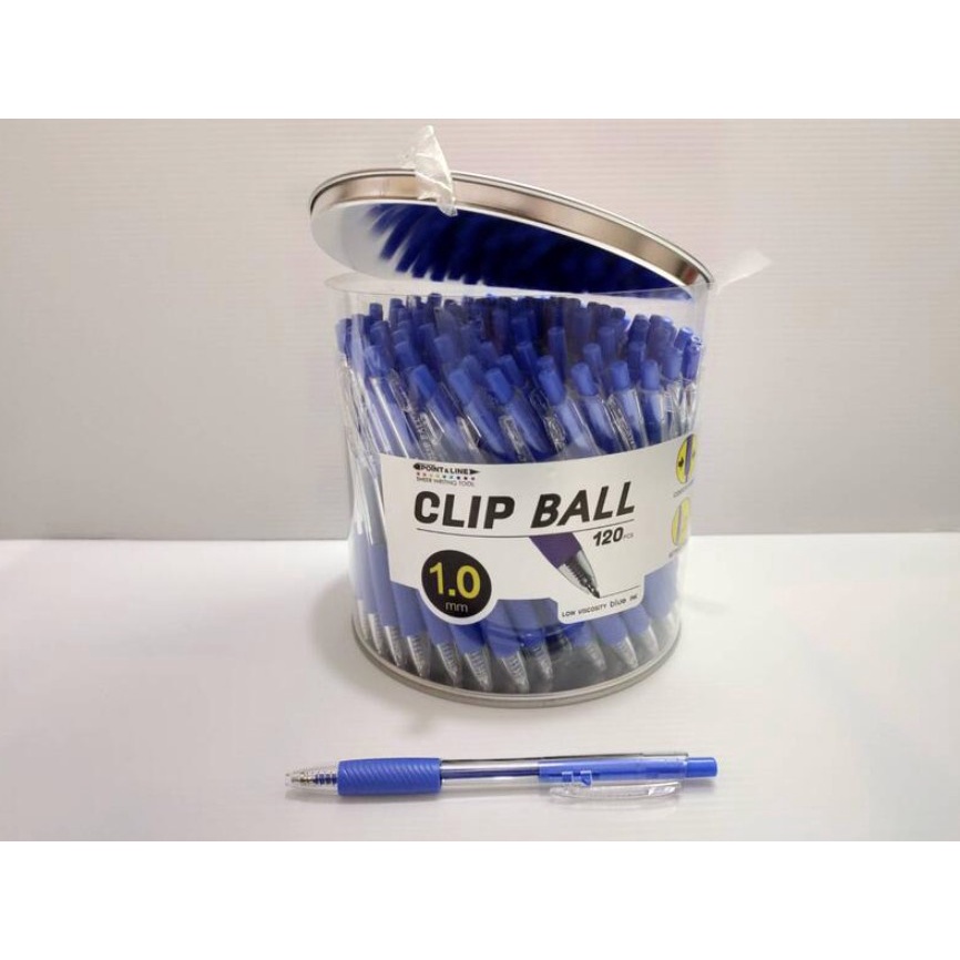 GD-787【好市多CLIP BALL 藍色原子筆 】1.0mm /0.7mm 原子筆 COSTCO