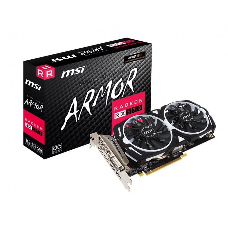 Rx570 4g msi armor rx574 遊戲顯卡