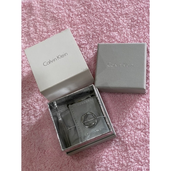 Calvin Klein 雙環經典款戒指