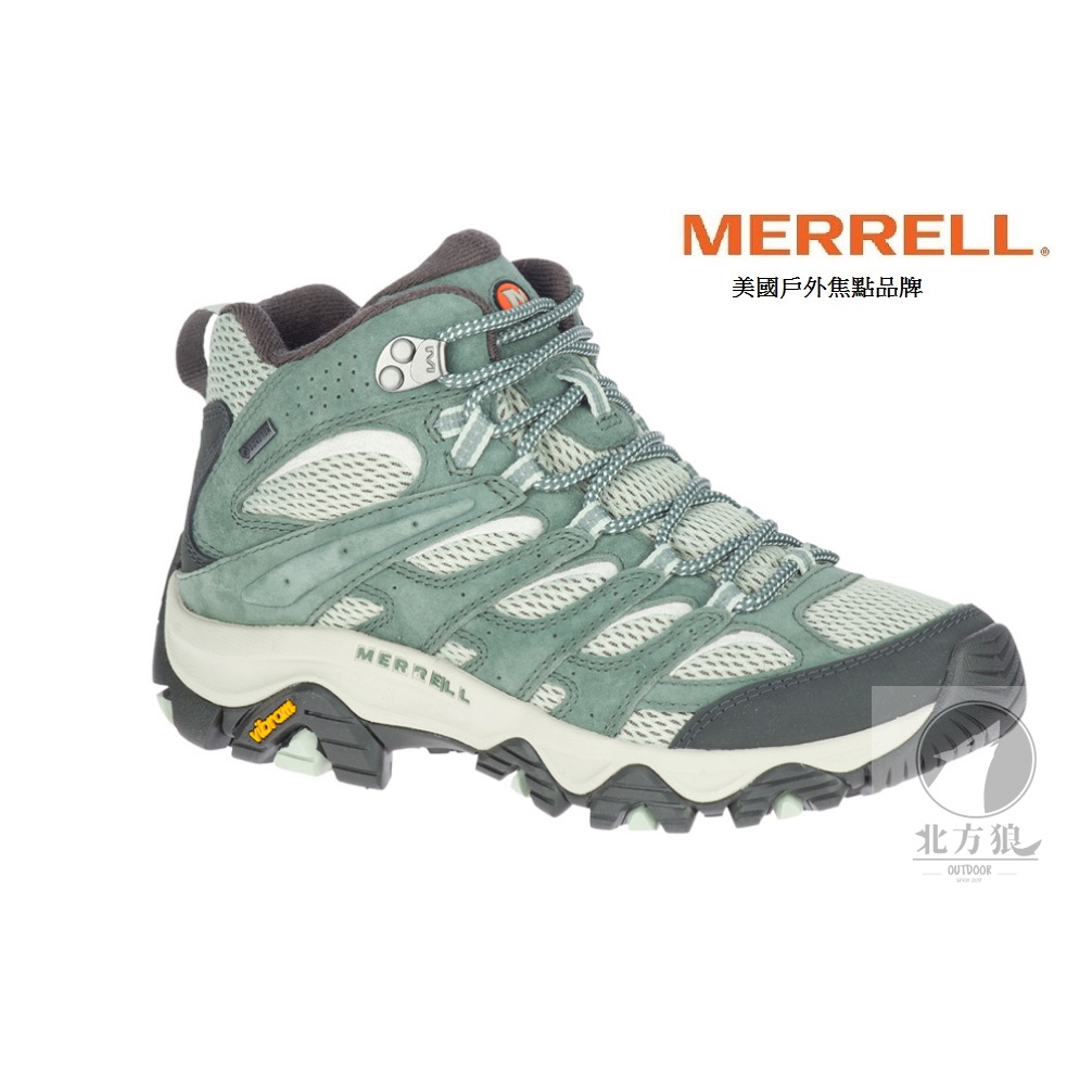 MERRELL 邁樂 美國 女 MOAB 3 MID GTX中筒登山鞋 [北方狼] J036304