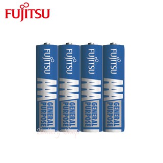 FUJITSU 富士通 4號碳鋅電池 普通電池 R03 (4顆) 台灣公司貨